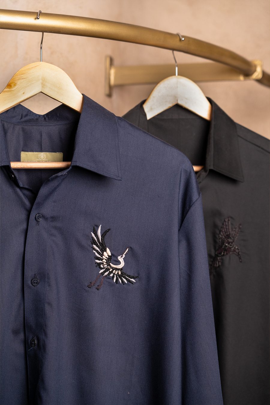 Men's embroidered shirts